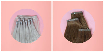 Hand Tied Wefts vs PU Skin Weft Hair Extensions