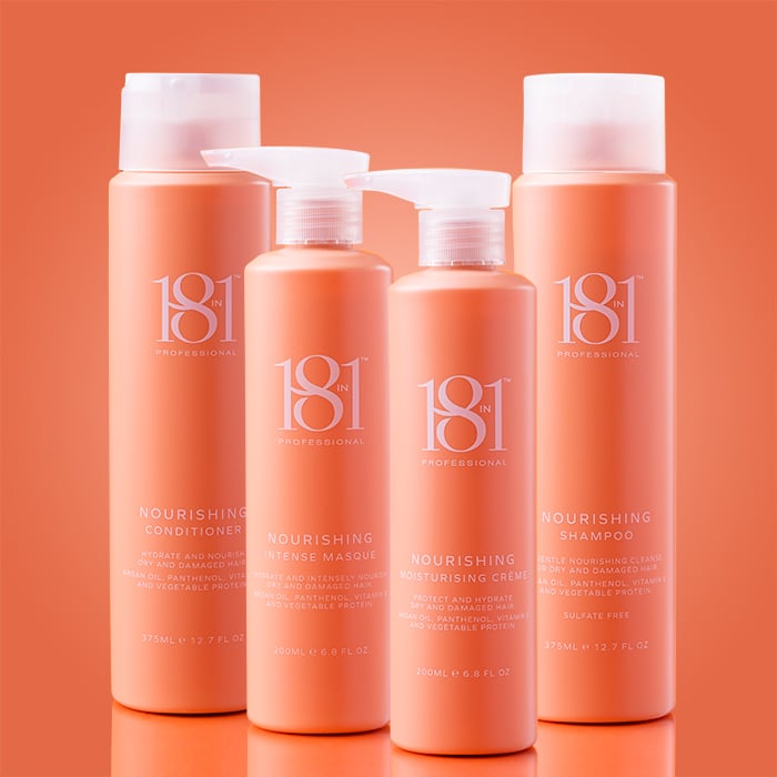 The range of hair care products in the 18 in 1 Nourishing range
