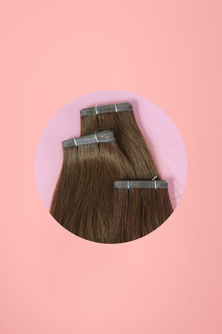 20" PU Skin Weft Hair Extensions | Daisy