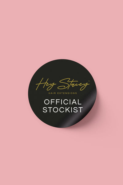 Hey Stacey Official Stockist Decal | Black